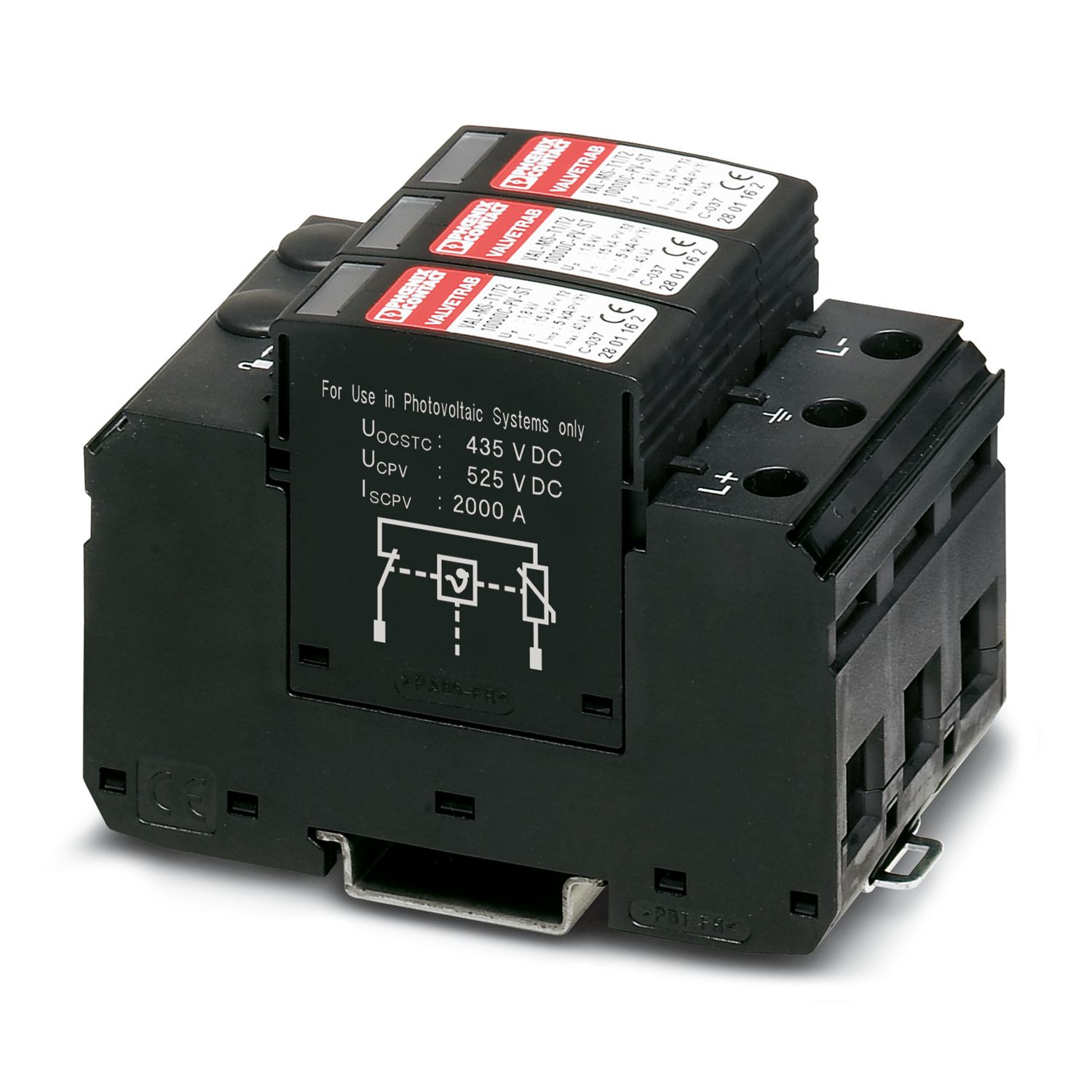 Phoenix Contact/VAL-MS-T1/T2 1000DC-PV/2+V